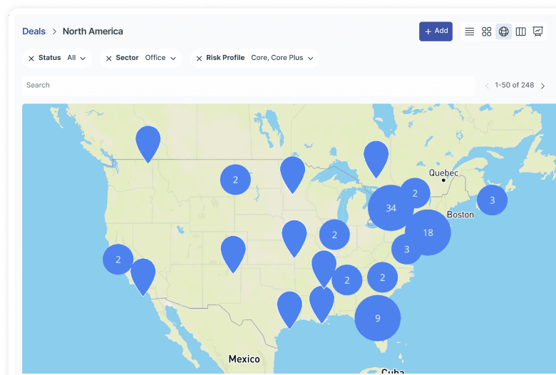 Real-time deal tracking